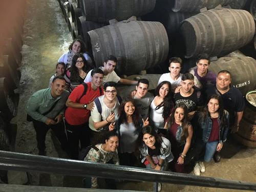 castillo del marques, escuela de hosteleria, ies maria zambrano, sabor a malaga, toro albala, bodegas, excursion, 
