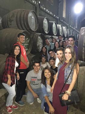 castillo del marques, escuela de hosteleria, ies maria zambrano, sabor a malaga, toro albala, bodegas, excursion, 